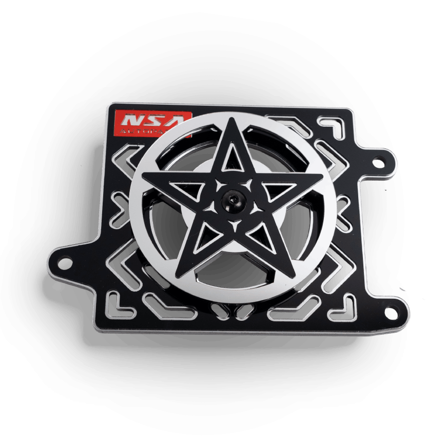 COVER RADIATOR SPINNER BINTANG VEXA BLACK SERIES VARIO STYLO PCX NMAX AEROX ADV LEXI NSA AUTOPARTS